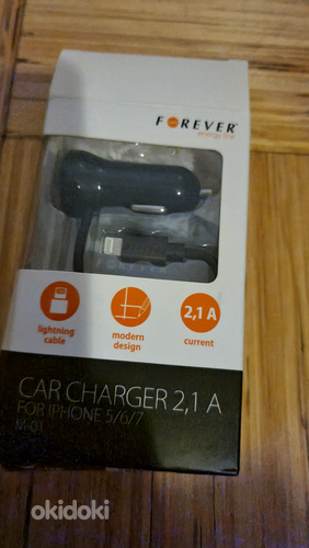 Автомобильное зарядное устройство Forever 2,1 A (фото #1)