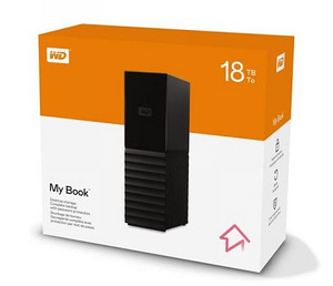 Väline kõvaketas Western Digital My Book 18TB Black (1 foto / 3)