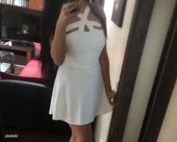 Белое платье ,размер S / M (фото #1)