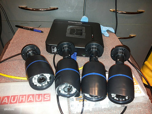 Комплекты видео-наблюдения 720p-1080p IP, AHD камерами