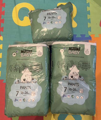 Uued Moomin püksmähkmed nr 7 (16-26 kg)
