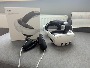 Meta Quest 3 128GB + Kiwi headstrap /w battery + silicone (1 foto / 3)