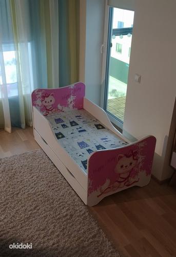 Детская кровать с ящиком и матрасом (фото #2)