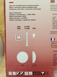 Valgusti, lamp 2x18 W, Saturn (2 tk) (2 foto / 6)