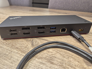 Lenovo ThinkPad USB-C (40AF) dokk/dock + Lenovo adapter 135W (3 foto / 9)