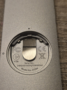 Apple TV pult / remote aluminium (A1294) (4 foto / 4)