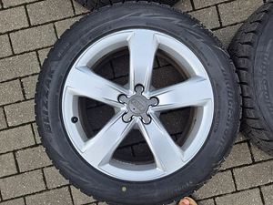 Диски Audi 18 дюймов + шины Bridgestone Blizzak 245/50R18 (2 фото из 10)