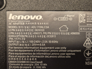 Lenovo 170W laadija / adapter (Square Tip) (3 foto / 3)