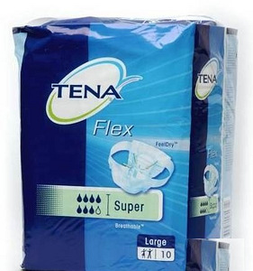 Подгузники для взрослых tena flex super
