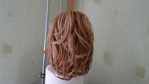 Chignon riidenahal, nutika soengu jaoks, blondie, soodne (1 foto / 1)