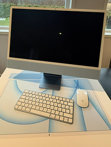Apple iMac 24” M1 256 GB (SWE) sinine
