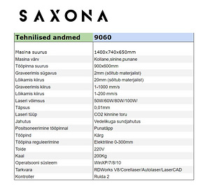 Laser 80w 9060 (5 foto / 5)