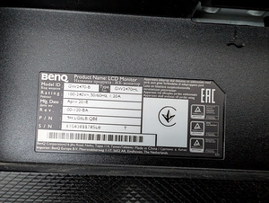 BenQ 24" 1080P GW2470-B Monitor (2 foto / 3)
