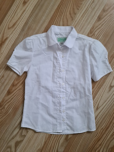 Valge koolipluus School wear s122 (1 foto / 1)