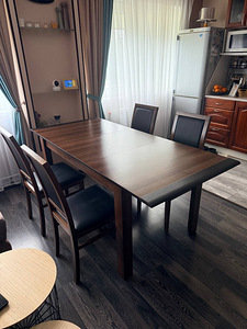 Müüa pikendatav söögilaud ja 6 tooli (3 foto / 8)