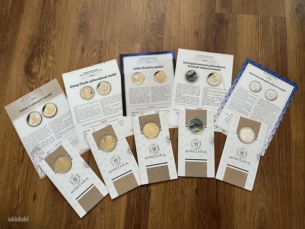 Памятные монеты Эстонии. (фото #1)