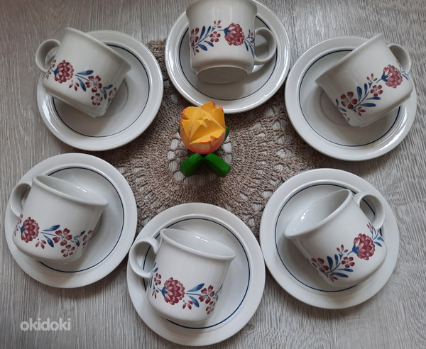 COLOROLL KILNCRAFT ENGLAND чашка, чайное блюдце (фото #2)