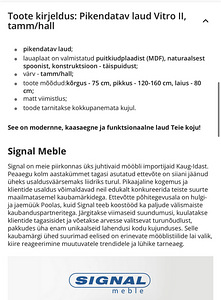 Pikendatav söögilaud (5 foto / 6)