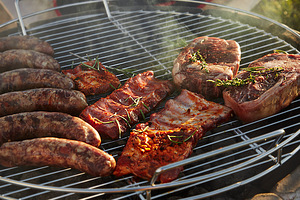 Keraamiline lõkkekauss "Kostrovnitsa" + grillrest (9 foto / 10)