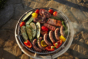 Keraamiline lõkkekauss "Kostrovnitsa" + grillrest (10 foto / 10)
