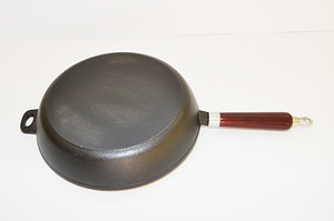 Malmpann D28cm EXCLUSIVE puidust käepidemega. (6 foto / 10)