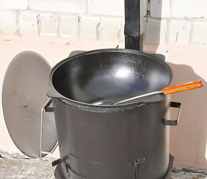 Pliit (3mm) toruga + kazan 12L + vahukulb 46cm + kulp 46cm (6 foto / 8)