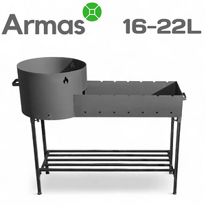 Komplekt - grillahi d460 mm + kaanega pada 22L + varras (10 foto / 10)