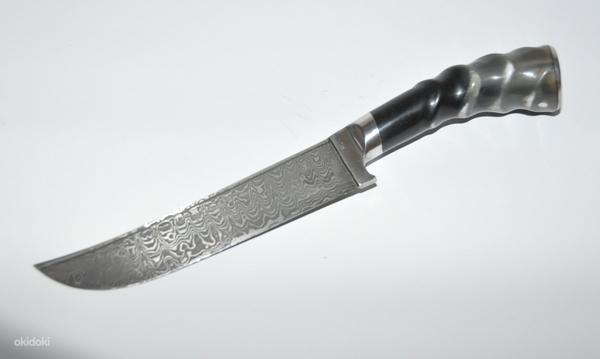 Узбекский нож Дамаск сталь (фото #4)