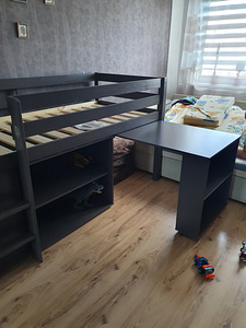 Müüa poolkõrge voodi (3 foto / 9)