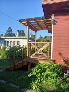 Terrassid. Küttepuu jaoks maja. Aed. Kuur (7 foto / 10)