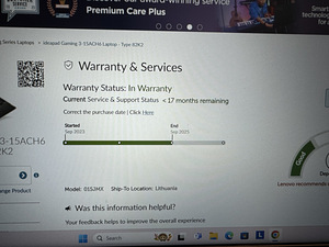 Lenovo gaming 5 5600H, 8 GB, 512 GB, 15.6 " 120hz, RTX 3050 (2 foto / 3)