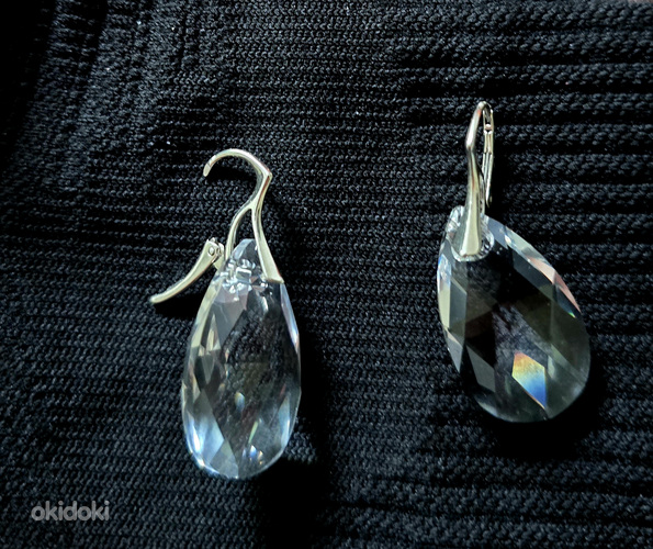 Серьги с кристаллами Swarovski