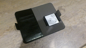 Универсальный карман из кожи 14x8