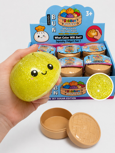 Пельмени squishy с блестками