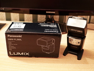 Panasonic Lumix flash DMW-FL360L välk GH3,GH4,GH5,G9,S1,S1R (3 foto / 3)