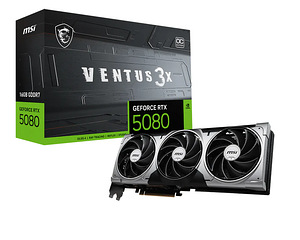 MSI GeForce RTX 5080 16G VENTUS 3X OC (1 foto / 1)
