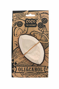 НОВАЯ игрушка для ванны и жевания OLI & CAROL - Кокосовый орех