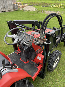 Mitsubishi MT18d väiketraktor frontaaliga (7 foto / 9)