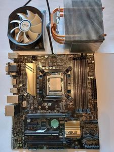 Motherboard Asus B150M-PLUS + Protsessor i7-6700 (1 foto / 2)