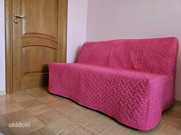IKEA diivanvoodi LYCKSELE (roosa)