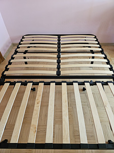 IKEA diivanvoodi LYCKSELE (roosa) (10 foto / 10)