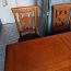 Обеденный стол из масссива и пять стульев. (фото #2)