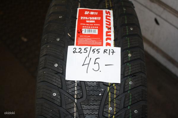 Новые stud tyres 225 / 55r17 sunfull (фото #1)