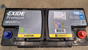 Продается автомобильный аккумулятор Exide Premium 100Ah 900A (3 фото из 3)