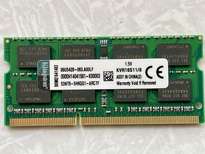 Kingston KVR16S11/8 SODIMM DDR3 2x8Gb=16Gb 1600MHZ 1.5v (2 foto / 5)