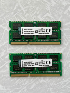 Kingston KVR16S11/8 SODIMM DDR3 2x8Gb=16Gb 1600MHZ 1.5v (3 foto / 5)