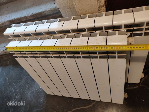 5 alumiinium radiaatorit G500F kokku 48 ribi (foto #2)