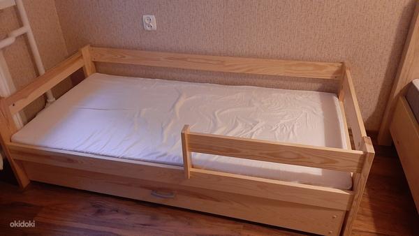 Детская кровать с ящиком для белья 80×160 cm (фото #2)