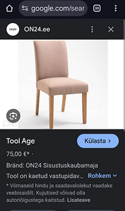 Söögitoolid Age, 4tk (5 foto / 5)