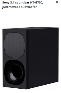 Sony 3.1 soundbar HT-G700, juhtmevaba subwoofer (6 foto / 6)